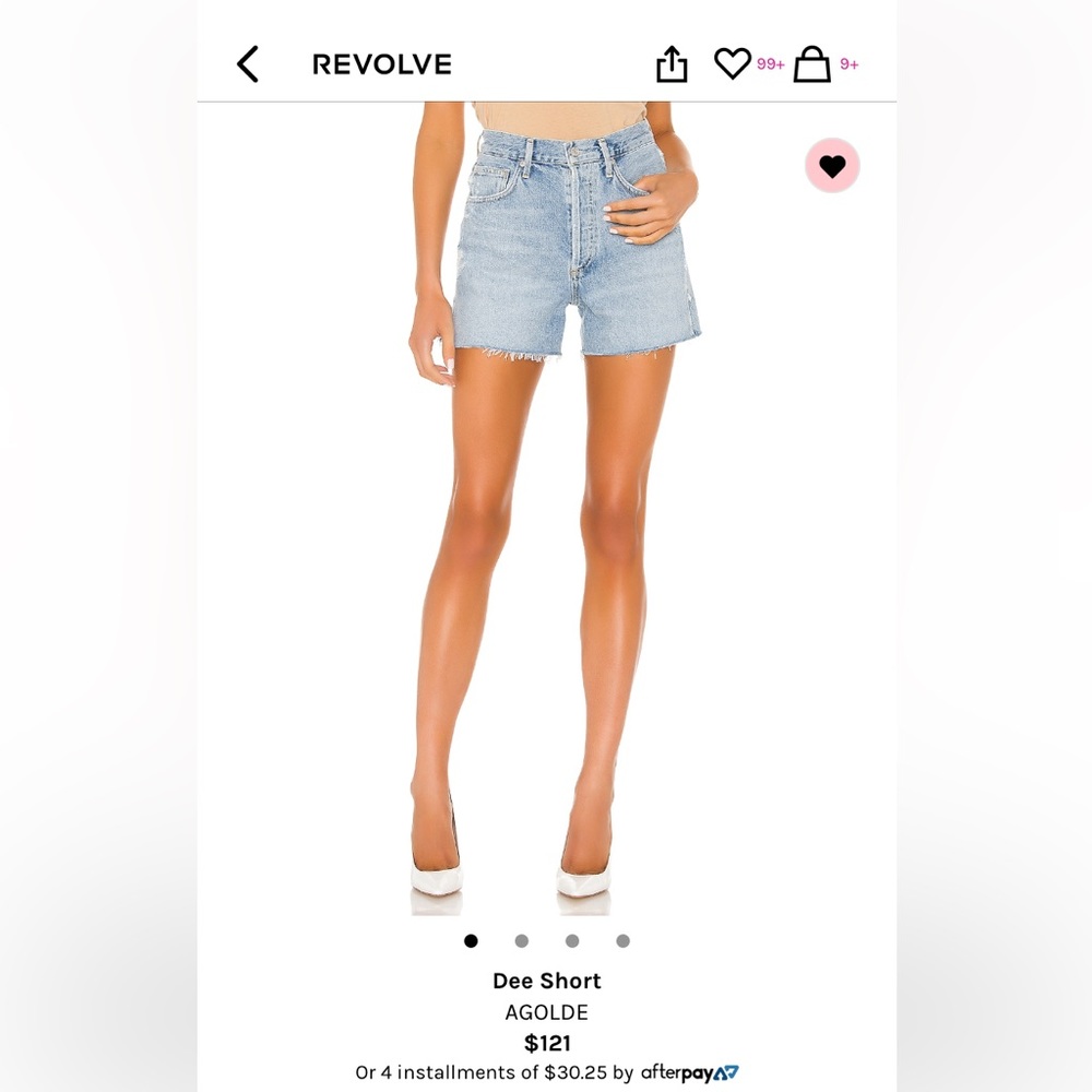 Agolde dee shorts